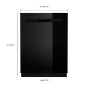 ﻿Maytag® Top control dishwasher with Third Level Rack and Dual Power Filtration – MDB8959SKB