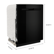 ﻿Maytag® Top control dishwasher with Third Level Rack and Dual Power Filtration – MDB8959SKB