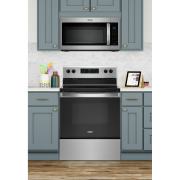 ﻿Whirlpool® 5.3 cu. ft. Electric Range with Frozen Bake™ Technology – YWFE515S0JS