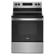 Whirlpool YWFE515S0JS Electric Range, Electric, 30 inch Exterior Width, Self Clean, 4 Burners