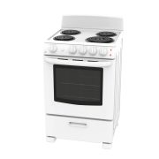 GE 24″ Electric Slide-In Coil Range with Storage Drawer White – JCAS300DMWW