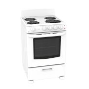 GE 24″ Electric Slide-In Coil Range with Storage Drawer White – JCAS300DMWW